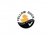 Projekt graficzny, nazwa firmy, tworzenie logo firm Yellow Duck - Clean Oceans - evadesign