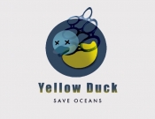 Projekt graficzny, nazwa firmy, tworzenie logo firm Yellow Duck - Clean Oceans - delicatorum
