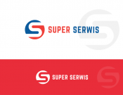 Projekt graficzny, nazwa firmy, tworzenie logo firm Logo Super Serwis - Wiruz