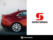 Projekt graficzny, nazwa firmy, tworzenie logo firm Logo Super Serwis - Kotek_Bazgrotek
