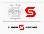 Projekt graficzny, nazwa firmy, tworzenie logo firm Logo Super Serwis - Ferrari