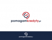 Projekt graficzny, nazwa firmy, tworzenie logo firm Logo dla PomagamKredyty.pl - stone
