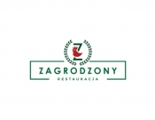 Projekt graficzny, nazwa firmy, tworzenie logo firm Logo dla restauracji 'ZAGRODZONY' - stone