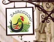 Projekt graficzny, nazwa firmy, tworzenie logo firm Logo dla restauracji 'ZAGRODZONY' - EastMan