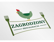 Projekt graficzny, nazwa firmy, tworzenie logo firm Logo dla restauracji 'ZAGRODZONY' - heptagram