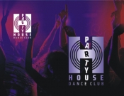 Projekt graficzny, nazwa firmy, tworzenie logo firm Logo - Dyskoteka, Club-  PARTY HOUSE - evadesign