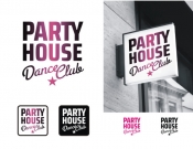 Projekt graficzny, nazwa firmy, tworzenie logo firm Logo - Dyskoteka, Club-  PARTY HOUSE - evadesign