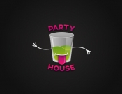 Projekt graficzny, nazwa firmy, tworzenie logo firm Logo - Dyskoteka, Club-  PARTY HOUSE - JakubP