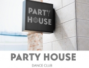Projekt graficzny, nazwa firmy, tworzenie logo firm Logo - Dyskoteka, Club-  PARTY HOUSE - wikmate
