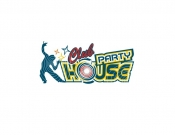 Projekt graficzny, nazwa firmy, tworzenie logo firm Logo - Dyskoteka, Club-  PARTY HOUSE - jaczyk