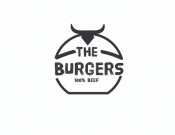 Projekt graficzny, nazwa firmy, tworzenie logo firm Logo dla lokalu THE BURGERS - tartaletka