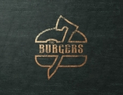 Projekt graficzny, nazwa firmy, tworzenie logo firm Logo dla lokalu THE BURGERS - GrafikaMarzeń
