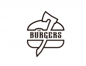 Projekt graficzny, nazwa firmy, tworzenie logo firm Logo dla lokalu THE BURGERS - GrafikaMarzeń