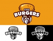 Projekt graficzny, nazwa firmy, tworzenie logo firm Logo dla lokalu THE BURGERS - henrykdesign