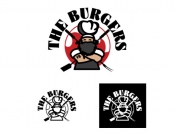 Projekt graficzny, nazwa firmy, tworzenie logo firm Logo dla lokalu THE BURGERS - asktool