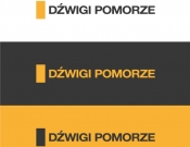 Projekt graficzny, nazwa firmy, tworzenie logo firm Logo dla nazwy Dźwigi Pomorze - CzarnyBizon