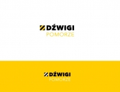 Projekt graficzny, nazwa firmy, tworzenie logo firm Logo dla nazwy Dźwigi Pomorze - karkruk