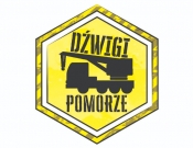 Projekt graficzny, nazwa firmy, tworzenie logo firm Logo dla nazwy Dźwigi Pomorze - damzys