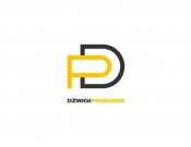 Projekt graficzny, nazwa firmy, tworzenie logo firm Logo dla nazwy Dźwigi Pomorze - ulkanik