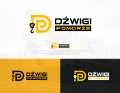 Projekt graficzny, nazwa firmy, tworzenie logo firm Logo dla nazwy Dźwigi Pomorze - myConcepT