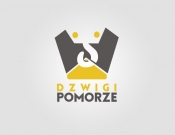 Projekt graficzny, nazwa firmy, tworzenie logo firm Logo dla nazwy Dźwigi Pomorze - kacpemi