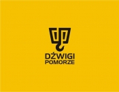 Projekt graficzny, nazwa firmy, tworzenie logo firm Logo dla nazwy Dźwigi Pomorze - malsta
