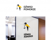 Projekt graficzny, nazwa firmy, tworzenie logo firm Logo dla nazwy Dźwigi Pomorze - tolek.banan