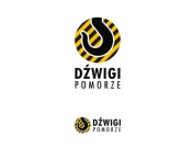 Projekt graficzny, nazwa firmy, tworzenie logo firm Logo dla nazwy Dźwigi Pomorze - evadesign