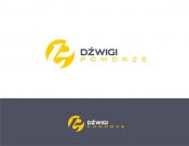 Projekt graficzny, nazwa firmy, tworzenie logo firm Logo dla nazwy Dźwigi Pomorze - P4vision