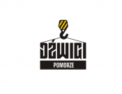 Projekt graficzny, nazwa firmy, tworzenie logo firm Logo dla nazwy Dźwigi Pomorze - kruszynka
