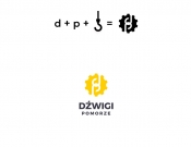 Projekt graficzny, nazwa firmy, tworzenie logo firm Logo dla nazwy Dźwigi Pomorze - blanko