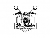 Projekt graficzny, nazwa firmy, tworzenie logo firm Logo dla detailingu motocyklowego - damzys