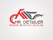 Projekt graficzny, nazwa firmy, tworzenie logo firm Logo dla detailingu motocyklowego - kacpemi