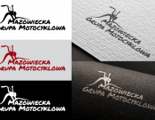 Projekt graficzny, nazwa firmy, tworzenie logo firm Logo dla Mazowieckiej Grupy Motocykl - Just8na