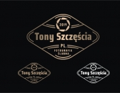 Projekt graficzny, nazwa firmy, tworzenie logo firm TonySzczescia.pl LOGO dla fotografa - evadesign