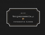 Projekt graficzny, nazwa firmy, tworzenie logo firm TonySzczescia.pl LOGO dla fotografa - embe