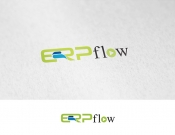 Projekt graficzny, nazwa firmy, tworzenie logo firm Logo marki firmy: ERP Flow - Blanker