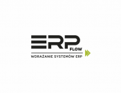 Projekt graficzny, nazwa firmy, tworzenie logo firm Logo marki firmy: ERP Flow - tunada