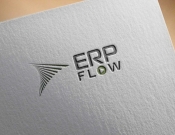 Projekt graficzny, nazwa firmy, tworzenie logo firm Logo marki firmy: ERP Flow - malsta