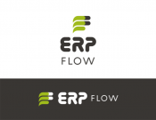 Projekt graficzny, nazwa firmy, tworzenie logo firm Logo marki firmy: ERP Flow - kruszynka