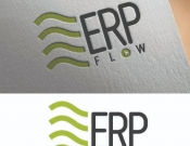 Projekt graficzny, nazwa firmy, tworzenie logo firm Logo marki firmy: ERP Flow - Bartu