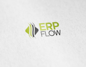 Projekt graficzny, nazwa firmy, tworzenie logo firm Logo marki firmy: ERP Flow - radofreshdesign