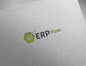 Projekt graficzny, nazwa firmy, tworzenie logo firm Logo marki firmy: ERP Flow - PP.BB.