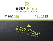 Projekt graficzny, nazwa firmy, tworzenie logo firm Logo marki firmy: ERP Flow - P.art44