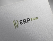 Projekt graficzny, nazwa firmy, tworzenie logo firm Logo marki firmy: ERP Flow - PP.BB.