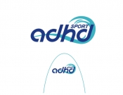 Projekt graficzny, nazwa firmy, tworzenie logo firm Logo adhd-sport - evadesign