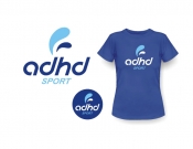 Projekt graficzny, nazwa firmy, tworzenie logo firm Logo adhd-sport - evadesign