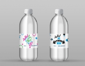 Projekt graficzny, nazwa firmy, tworzenie logo firm Etykietki na wodę boy / girl - photographico