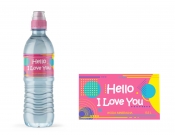 Projekt graficzny, nazwa firmy, tworzenie logo firm Etykietki na wodę boy / girl - tejeda