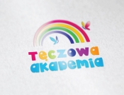 Projekt graficzny, nazwa firmy, tworzenie logo firm Tęczowa Akademia - żłobek - stone